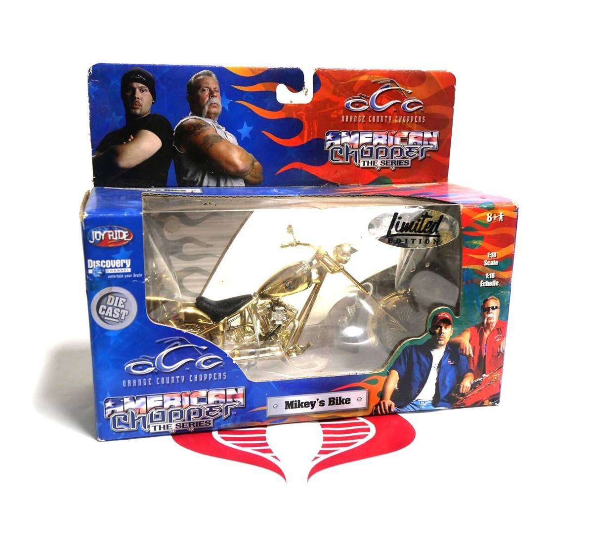American Chopper the Series Diecast Mikey's Bike Gold Limited Edition 1:18  Scale