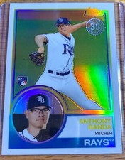 Anthony Banda 2018 Topps Series 2 1983 Silver Pack Chrome Refractor Rays RC #68