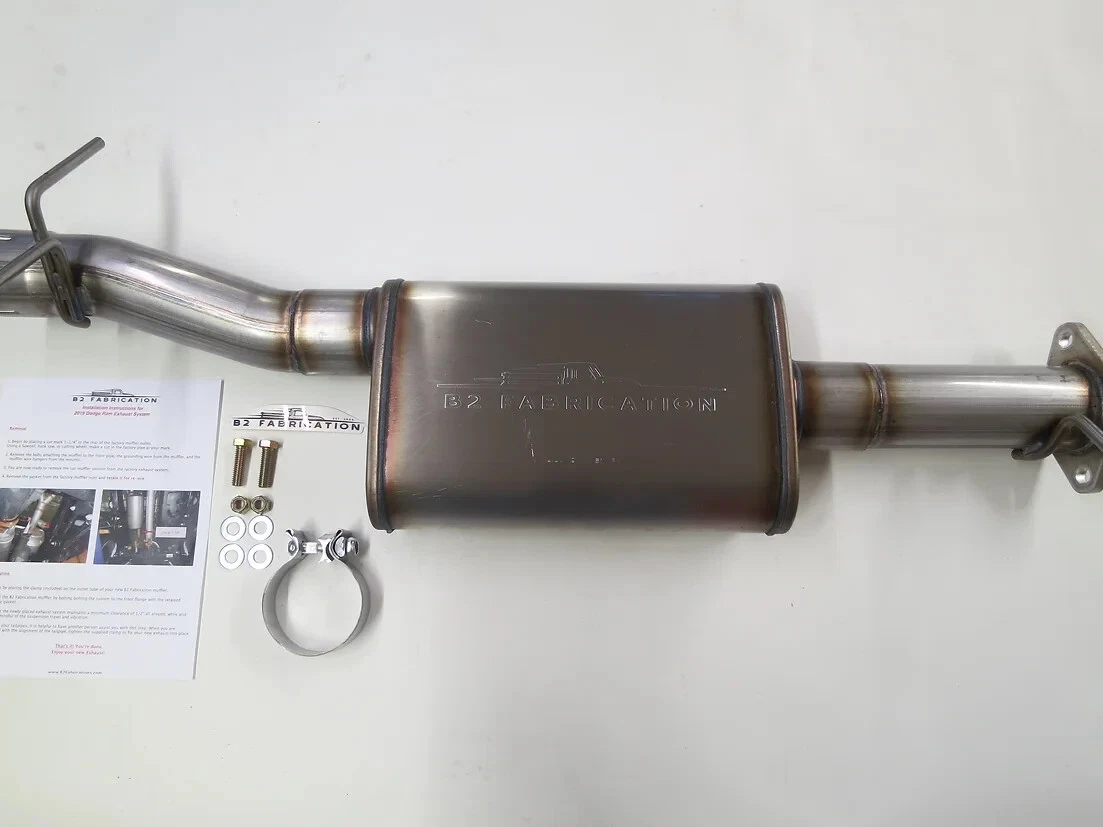 B2 Fabrication Ram 1500 Exhaust Systems Resonator Delete, 51 OFF