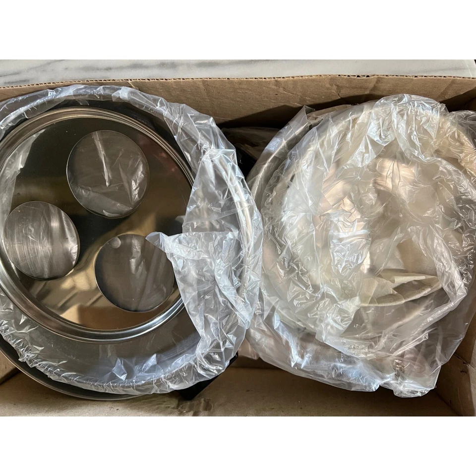 Juego de utensilios de cocina de acero inoxidable de 17 piezas Hamilton House de colección fondos revestidos de cobre nuevo en caja Foto 3 de 4