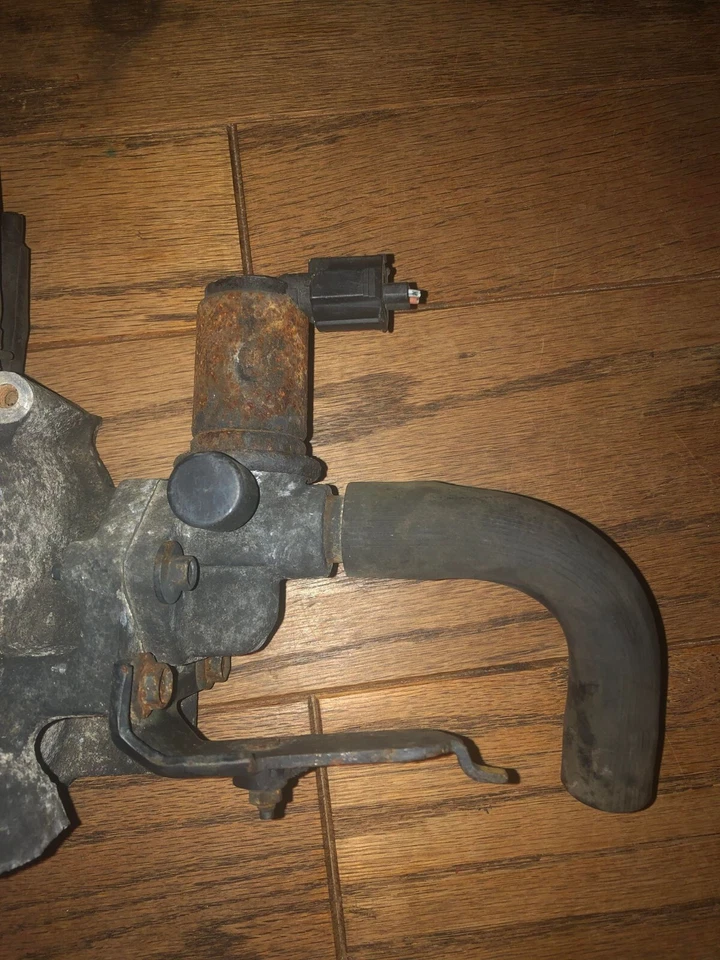 1999 Ford F-350 Super Duty 6.8L V10 carburador para coletor de admissão espaçador EGR - Imagem 2 de 4