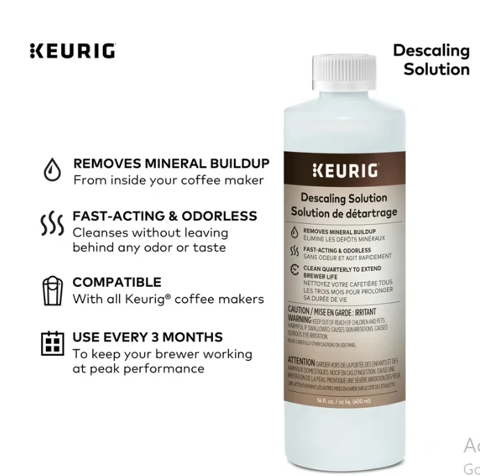 Solução de descalcificação Keurig - Mantenha seu café Keurig 2.0 e 1.0 no seu melhor - Imagem 2 de 4