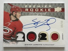 2020-21 Upper Deck Premier Jersey 99/99 Steven Lorentz #PRA-SL Rookie Auto RC