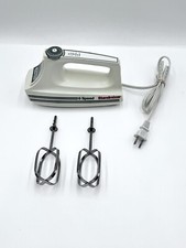 Vintage Waring 6 Speed Standmixer HS9 W Beaters Almond “ NO BASE” Tested Works