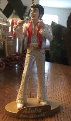 ELVIS PRESLY Christmas Ornament  Aloha from Hawaii  Holiday Christmas Ornament