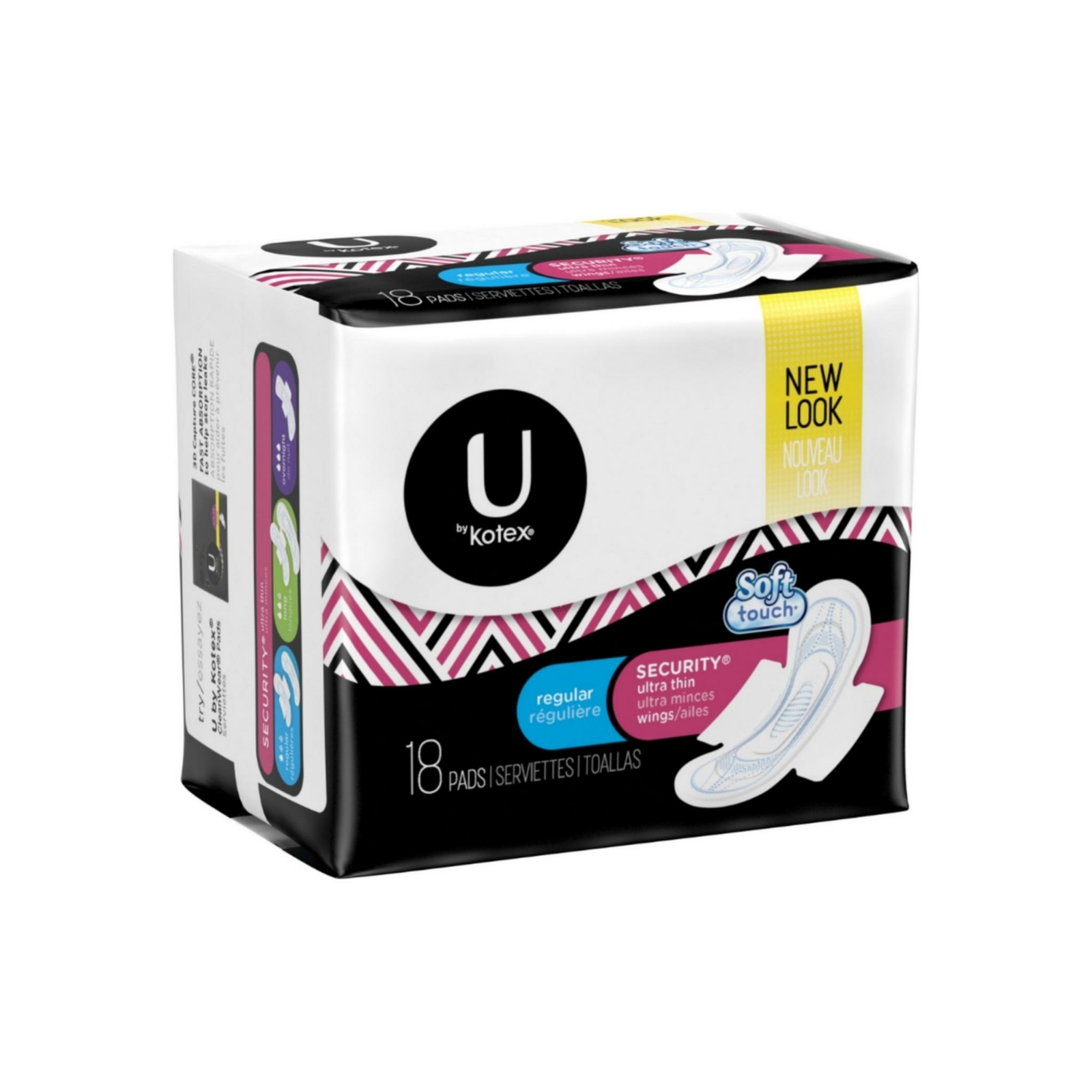 U By Kotex Security Ultra Thin Regular Pads With Wings Unscented 18 Count For Sale Online Ebay