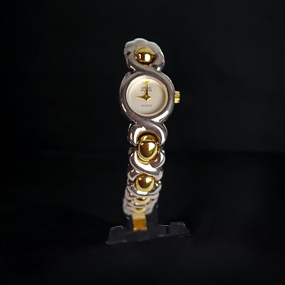 vtg anne klein womens Silver And Gold Tone Watch 1990 Designer Fashion Style Vintage Ladies Anne Klein Watch Elegant Silver & Gold Tone  main image 4