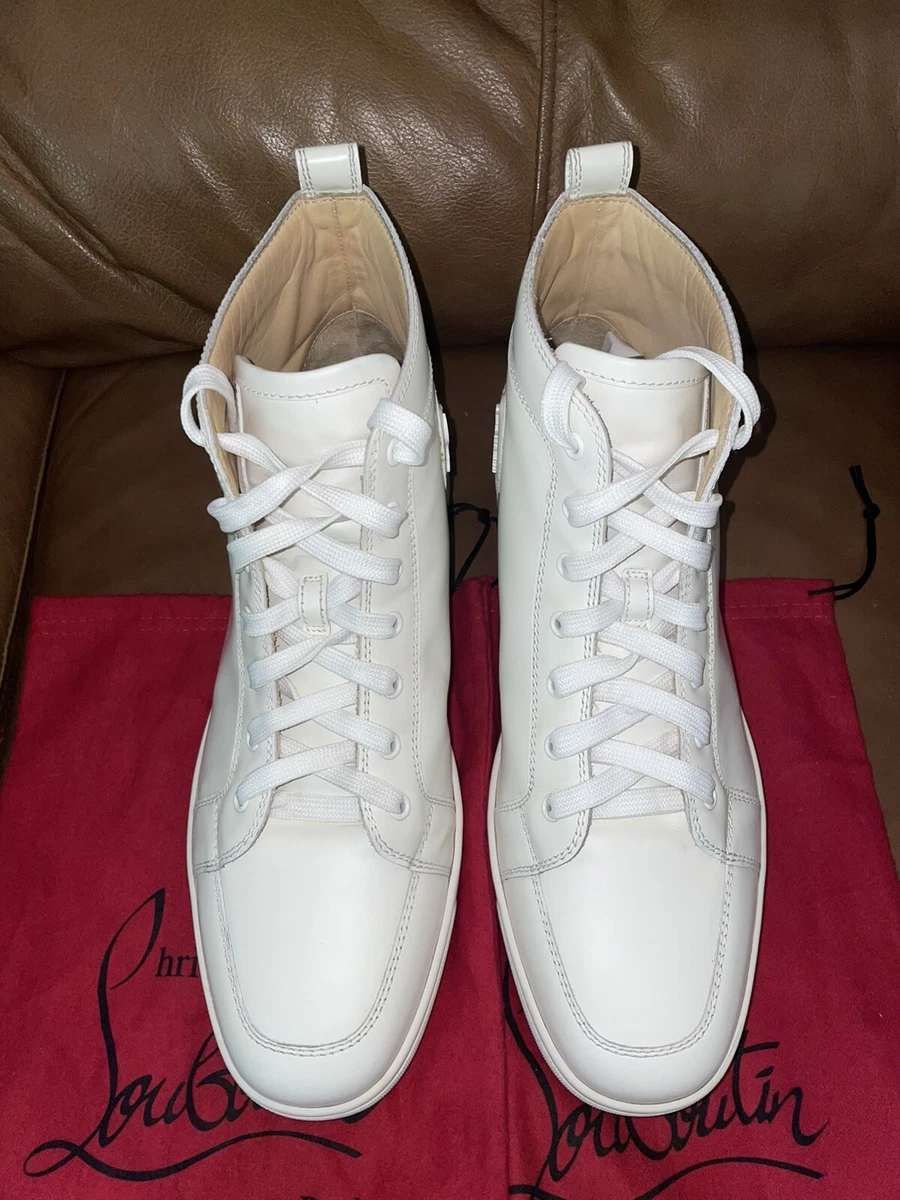 Burger Klassiek media PRE-OWNED LEATHER CHRISTIAN LOUBOUTIN MEN HIGH TOP WHITE SNEAKERS SIZE EU 45.5 | eBay Burger Klassiek media PRE-OWNED LEATHER CHRISTIAN LOUBOUTIN MEN HIGH TOP WHITE SNEAKERS SIZE EU 45.5 | eBay