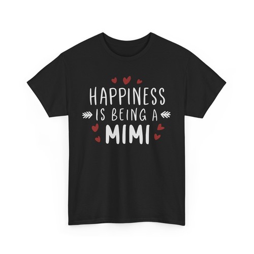 Happiness is Being a Mimi Mother's Day T-shirt - Cute Grandma Graphic Tee - Picture 22 of 53