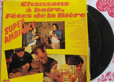 Trinklieder, Bierfest, tolle Stimmung, 2 Vinyls 33 Runden 
