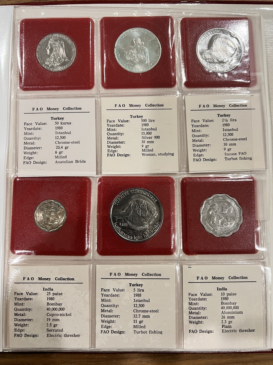 1979-1980 F.A.O. Money Collection 36 Coins Album 2 | eBay