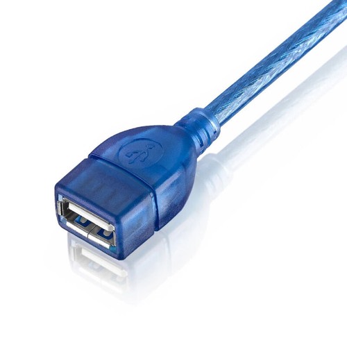 Micro B 5Pin to USB A 2.0 OTG Extension Cable | Male to Female | 0.3m - Picture 3 of 6