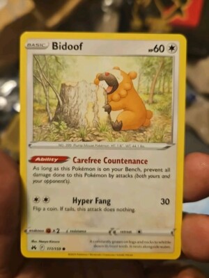 bidoof pokemon card price Sell (Holo) - Crown Zenith - The item may be similar but not exactly the same as the image (e.g Bidoof 059/078 Pokmon GO Reverse