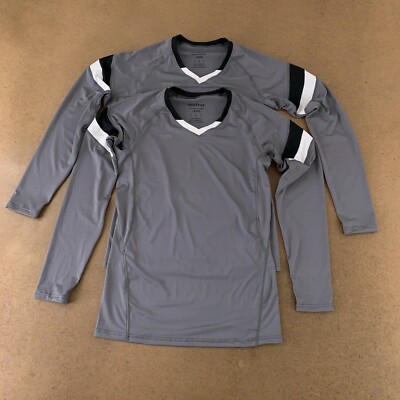 Lot of High Five Sportswear Ladies Size Small Gray Long Sleeve V