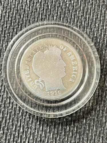 1916 Silver Barber Dime