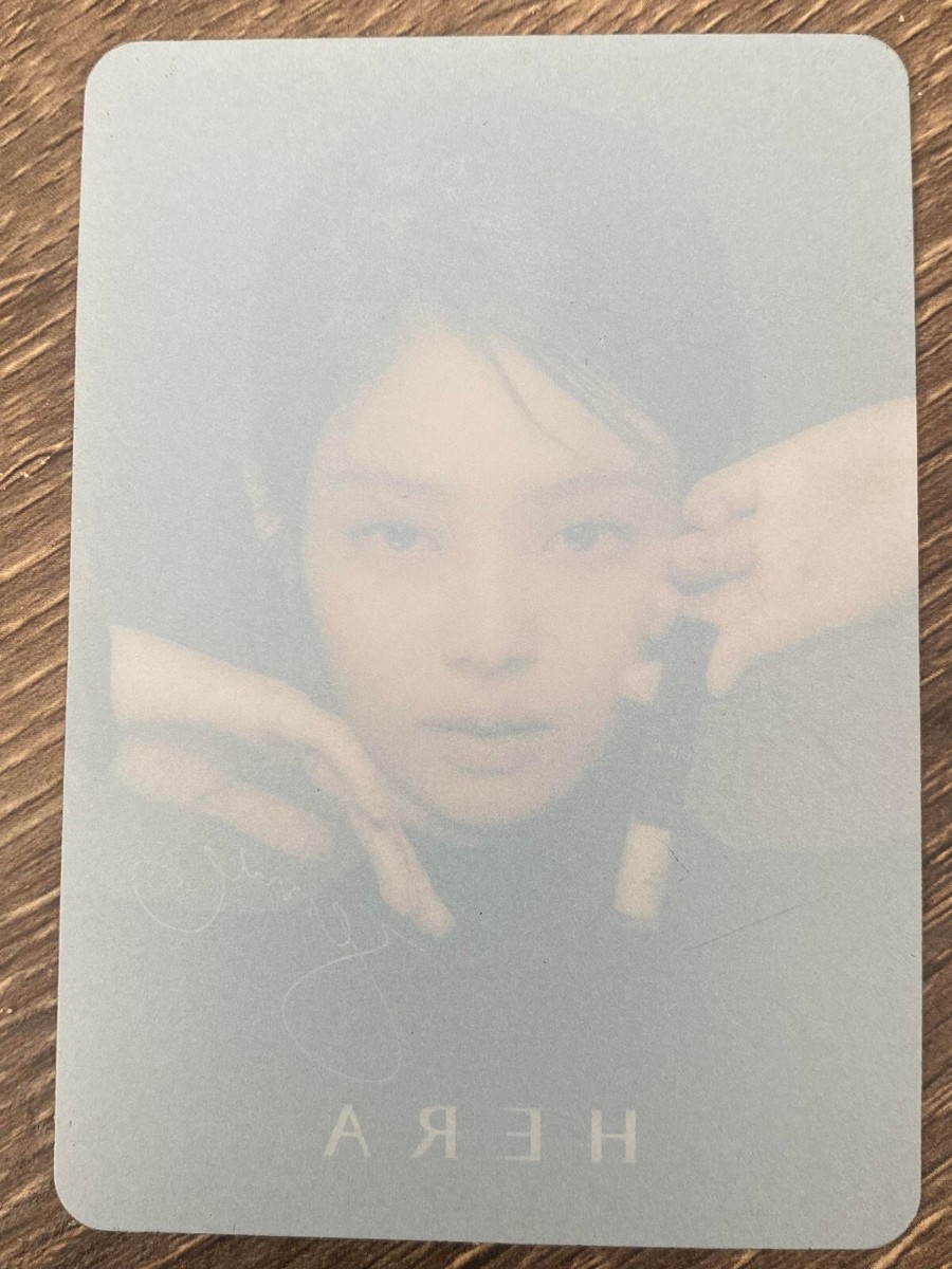 【公式】BLACKPINK Hera JENNIE PHOTOCARD BLACKPINK Jennie Official HERA Aqua Special Limited Photo