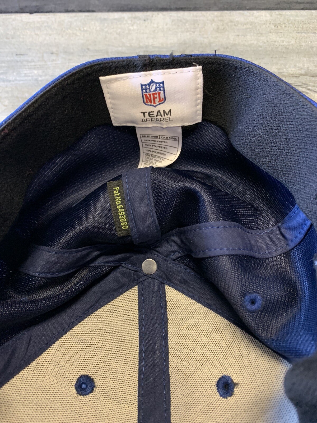 Indianapolis Colts Team NFL Team Apparel Licensed Sports Logo Cap One Size Hat 