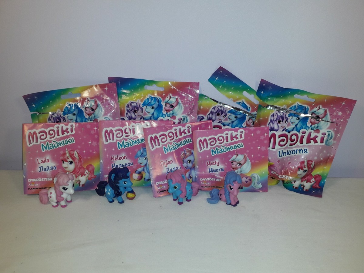 4x Magiki Unicorns Surprise De Agostini Toys Blind Bags Eggs UK