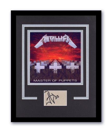 Metallica James Hetfield Autographed Signed 11x14 Framed Photo Display ACOA