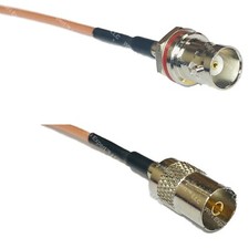 RG316 BNC FEMALE SM BULKHEAD to DVB TV Pal Female RF Cable Rapid-SHIP LOT