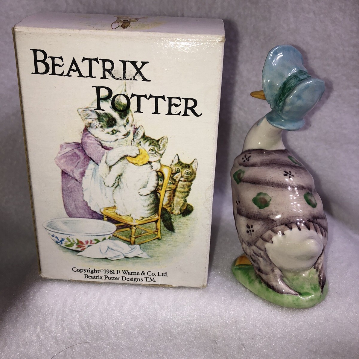BESWICK beatrix potter Mr＆MrsPuddleduck Beswick BEATRIX POTTER Jemima Puddleduck Porcelain Figurine