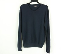 Ivanhoe Pull En Maille Pour Homme Col V Marine En Coton