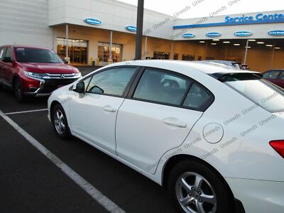 For 2012-2015 Honda Civic 4Dr ABS Black Rear Roof Window Visor Spoiler ...