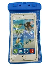 Universal Waterproof Extreme Dry Cell Phone Bag Dry Bag Case Cover Blue