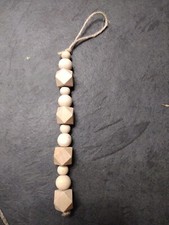 Wooden Bead Christmas Ornament/farmhouse style