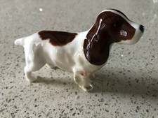 BESWICK COCKER SPANIEL No. 1754 LIVER AND WHITE, GLOSS ARTHUR GREDINGTON 1961