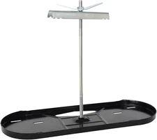 Dual RV Camper Trailer 40 Lb Propane Tank Cylinder Bottle Rack Bracket Holder