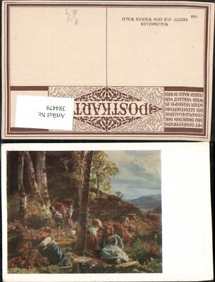 384479.Künstler AK Waldmüller Motiv aus dem Wiener Wald 