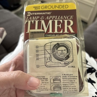 INTERMATIC TN311C TIMER Heavy Duty Grounded Multi-Purpose 120v 24HR 3 ON-OFF