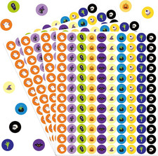 3000Pcs Mini Halloween Stickers for Kids Pumpkins Bats Stickers for Craft
