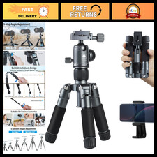 Compact Aluminum Mini Desktop Tripod with 360 Ball Head for Cameras Smartphon