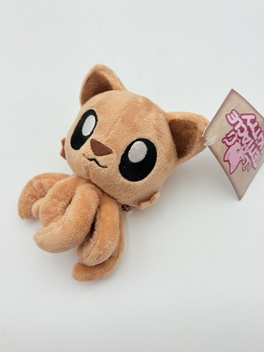 Peluche Tentacle Kitty Ye Basic Little One mini peluche etichette marrone Kawaii 6" - Foto 4 di 10