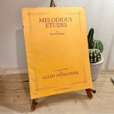 Vintage Melodious Etudes Bass Trombone Ostrander 1970