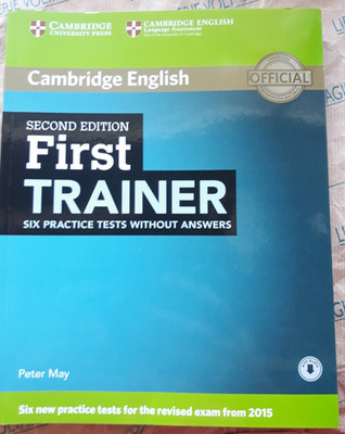 FIRST TRAINER - SECOND EDITION - PETER MAY - CAMBRIDGE