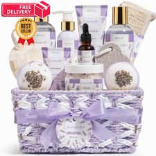 Birthday Gifts for Women Spa Gift 12 Count Pack of 1 , Purple-Lavender