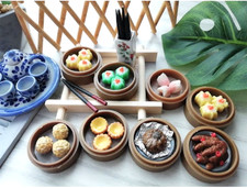 Handmade Miniature Dim Sum Fridge Magnet Polymer Clay 7 Styles Chinese Food Gift