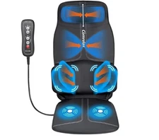 Comrelax Back Massage Cushion with Compress Vibration Seat Massage Chair Pad