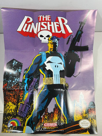 The Punisher (Nintendo NES, 1991) with Box and Poster
