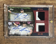 2025 Topps Colt Keith Jace Jung Major League Materials Dual Auto Relic  /5 Rare