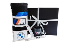 BMW Geschenkset in exklusiver Geschenkbox 5-teilig Strandhandtuch M Tasse