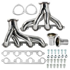 New Stainless Shorty Hugger Manifold For Ford Big Block 429 460 7.0l 7.5l
