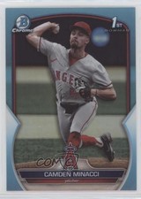 2023 Bowman Draft Chrome Sky Blue Refractor Camden Minacci #BDC-23 03ox