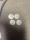 Lot of 4 - 1966 Kennedy Half Dollars