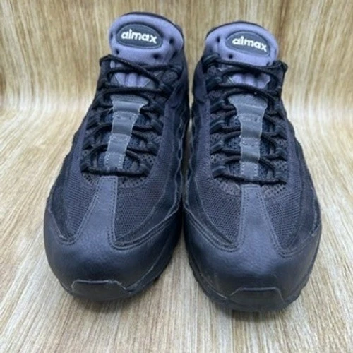 Nike Air Max 95 Essential Triple Black Men's Size 10.5 Shoes Sneakers AT9865-001 - Image 2 of 4