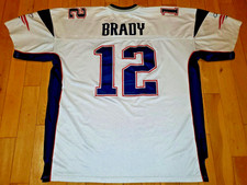 Vintage 2004 Reebok Tom Brady NEW ENGLAND PATRIOTS Authentic NFL Team JERSEY 58