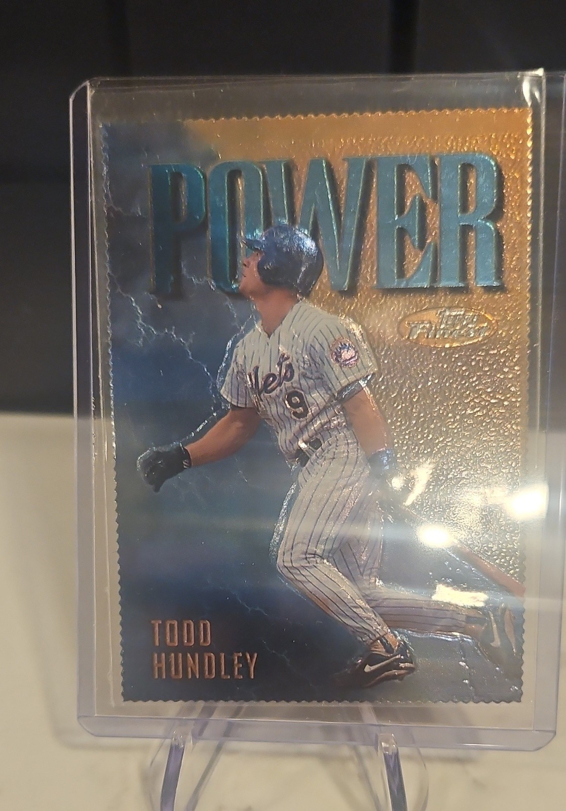 1997 Topps Finest - Rare - Gold Todd Hundley #171 Embossed